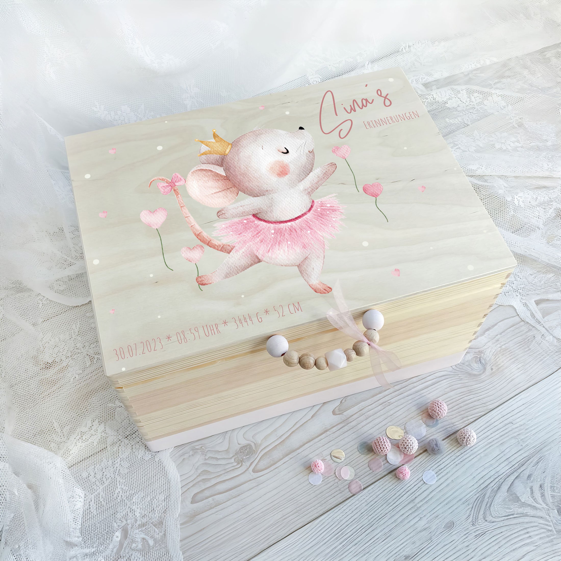 Erinnerungskiste Ballerina-Maus
