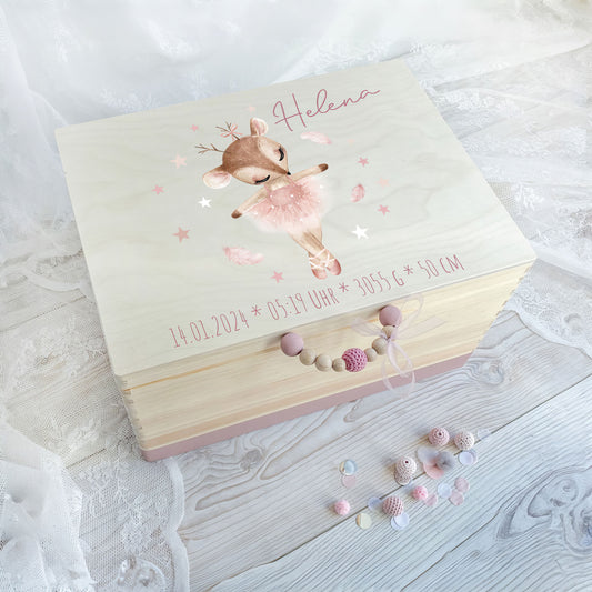 Erinnerungskiste Ballerina-Reh