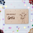 Bild in Galerie-Betrachter laden, Frühstücksbrettchen Giraffe