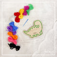 Bild in Galerie-Betrachter laden, DIY Stickset Dinos