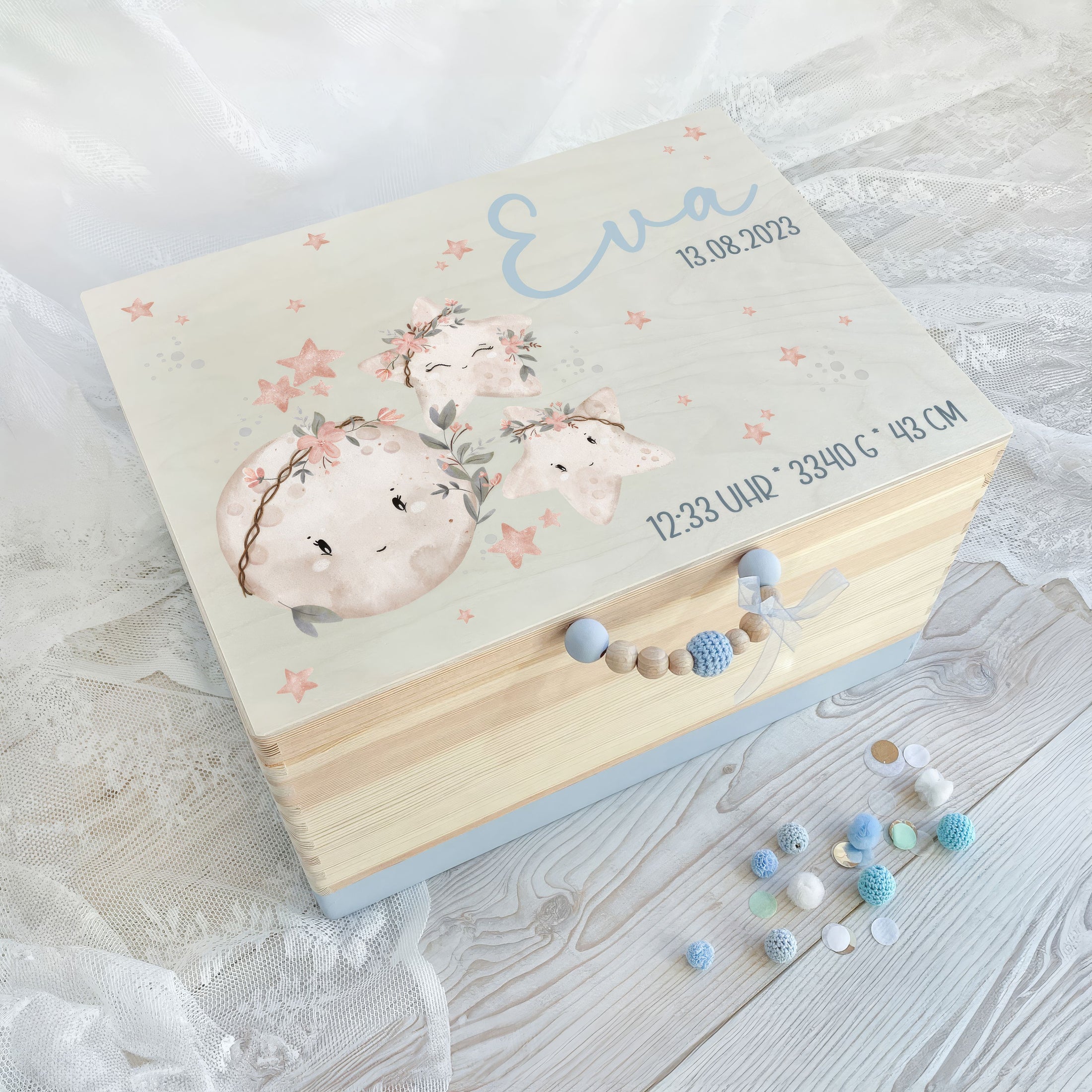 Erinnerungskiste Mond und Sterne