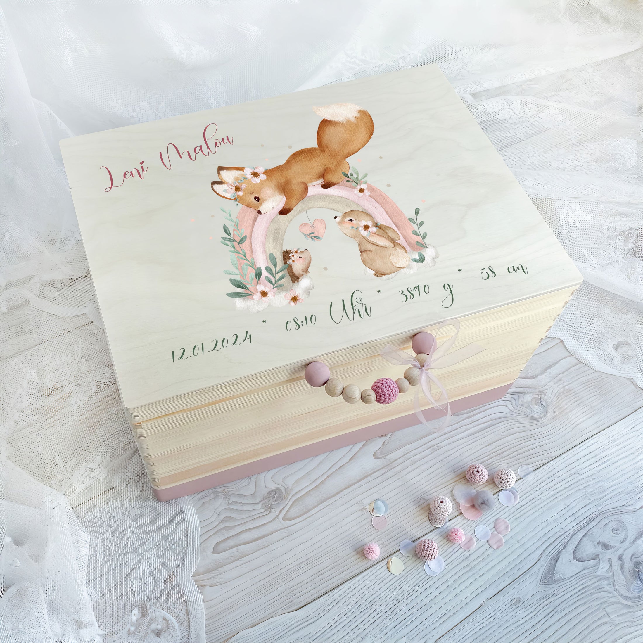 Erinnerungskiste Regenbogentiere