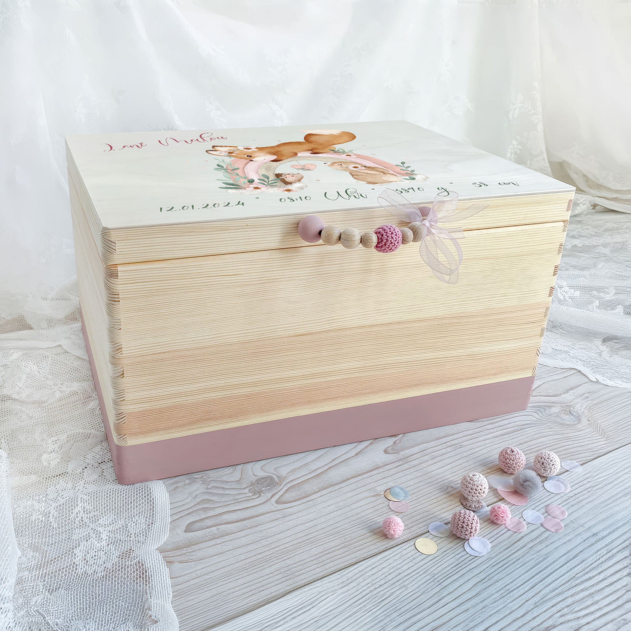 Erinnerungskiste Regenbogentiere