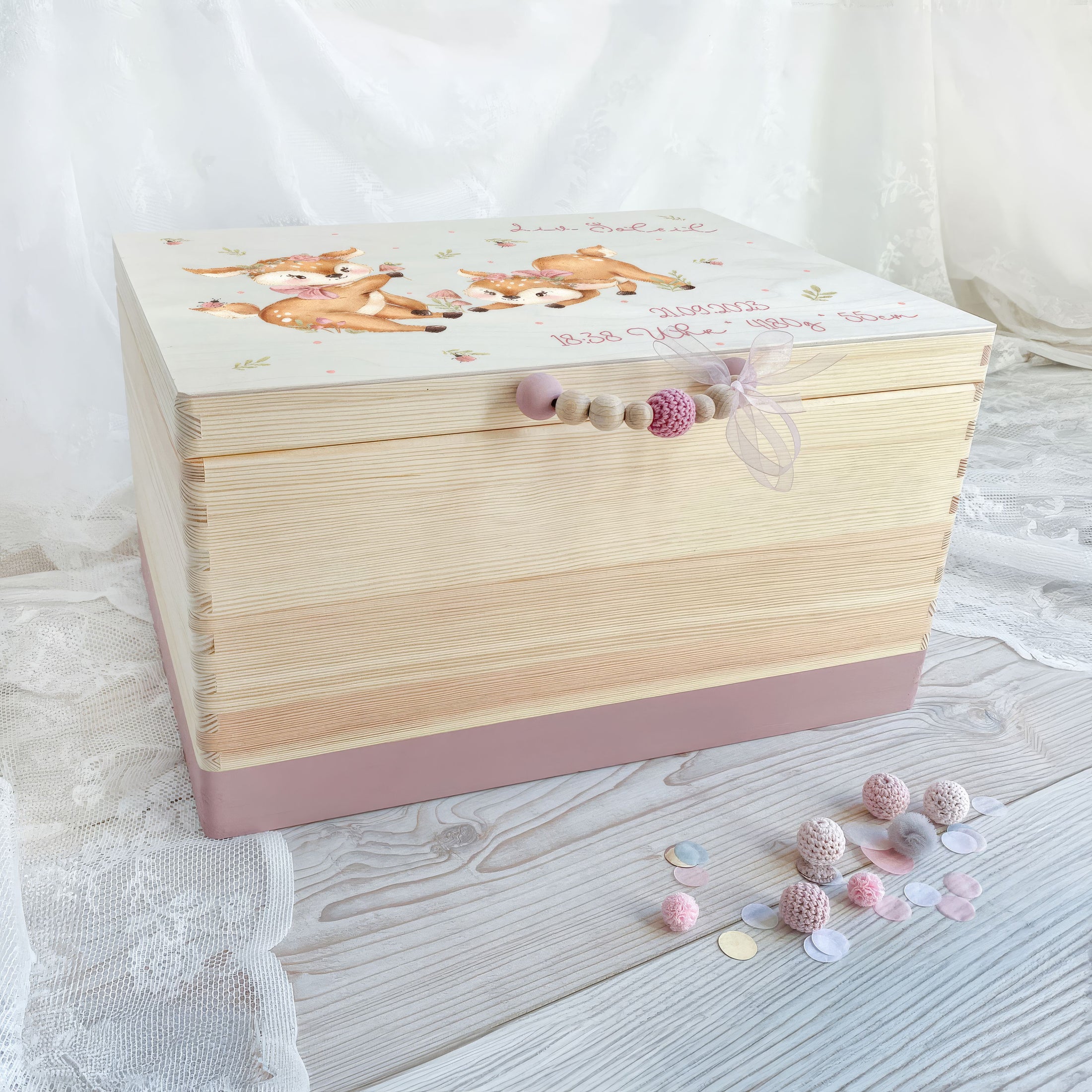 Erinnerungskiste spielende Rehe