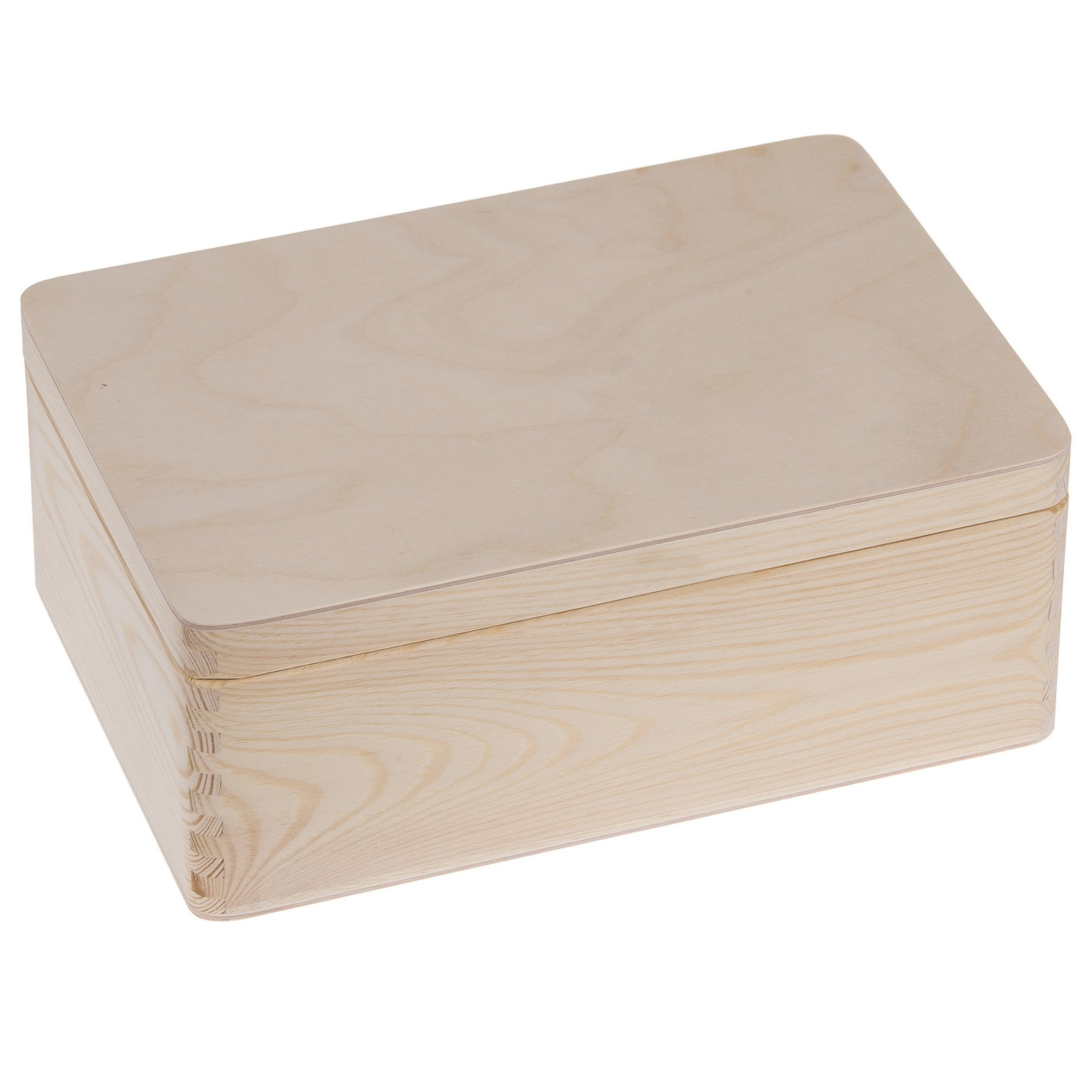 Holzkisten aus Kiefernholz mit Deckel (30x20x13cm) - B-WARE