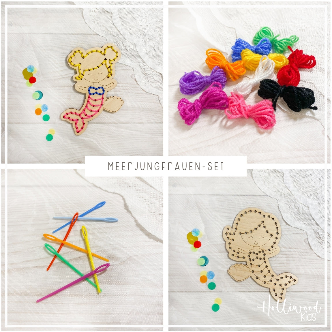 DIY Stickset Meerjungfrauen